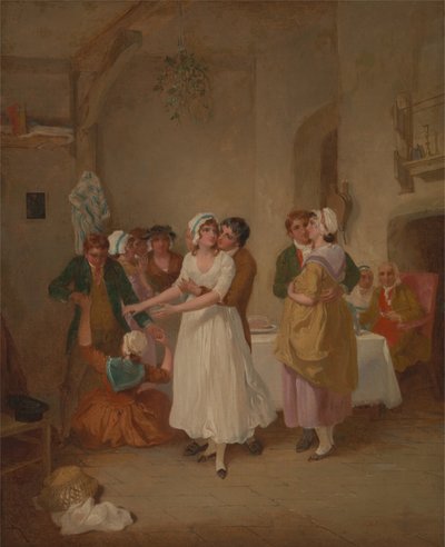 Der Mistelzweig von Francis Wheatley